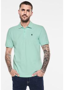 Street One MEN Herren Poloshirt, blau, casual, Gr. XL, unifarben, Web, 100% Baumwolle, Shirts, in Unifarbe