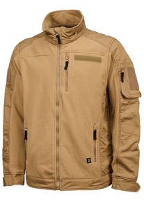 Brandit Herren Allwetterjacke "Brandit Herren Fleecejacket Ripstop", braun, casual, Gr. XXL, unifarben, 100% Polyester, Jacken