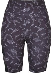 Urban Classics Damen Radlerhose "Urban Classics Damen", schwarz, Gr. S, 77% Polyester, 23% Elasthan, Hosen