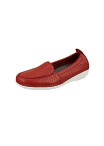 Natural Feet Damen Mokassin "Adela", Gr. 36, rot, Leder, casual, Schuhe, mit stoßhemmender Sohle