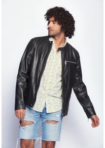 Maze Herren Lederjacke "181Berwick", schwarz, Gr. XL, Obermaterial: 100% Lammleder / Futter: 100% Baumwolle / Ärmelfutter: 100% Polyester, Jacken