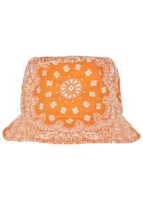 Flexfit Damen Flex Cap "Flexfit Accessoires Bandana Print Bucket Hat", orange, casual, 100% Baumwolle, Caps