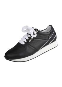 Damen Schnürschuh "Nika", Lei by tessamino, Gr. 41, schwarz, Leder, casual, Schuhe, aus echtem Leder