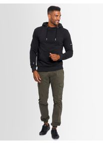 Herren Kapuzenpullover "ASCalgarii", schwarz, Gr. S, Alessandro Salvarini, Obermaterial: 65% Baumwolle, 35% Polyester, Pullover