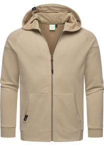 Ragwear Herren Kapuzensweatjacke "Zenway", beige, Basic, Gr. 4XL, Sweatware, Obermaterial: 70% Baumwolle, 30% Polyester, Sweatjacken, Herren Basic