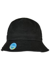 Flexfit Damen Flex Cap "Flexfit Accessoires Eco Washing Flexfit Notop Tennis Hat", schwarz, casual, unifarben, 98% Baumwolle, 2% Elasthan, Caps
