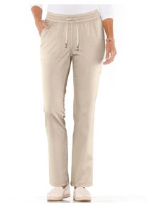 Classic Basics Damen Schlupfjeans, beige, Gr. 40, unifarben, 100% Baumwolle, Jeans