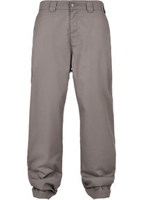 Urban Classics Herren Stoffhose "Urban Classics Herren Classic Workwear Pants", grau, Gr. 38, unifarben, 65% Baumwolle, 35% Polyester, Hosen