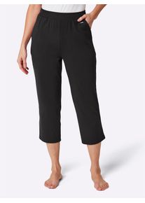 feel good Damen 7/8-Hose, Gr. 36, schwarz, 95% Baumwolle, 5% Elasthan, unifarben, Hosen