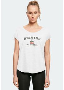 F4NT4STIC Damen T-Shirt "Driving Home Weihnachten", weiß, casual, Gr. XXL, Obermaterial: 100% Baumwolle, Shirts, Weihnachten, Geschenk, Logo