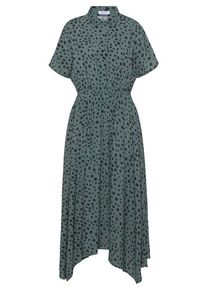 Lascana Druckkleid mehrfarbig Gr. 34 für Damen. Mit Allover-Druck. Figurumspielend. Nachhaltig.