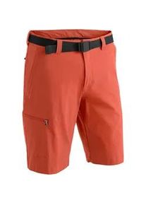 Funktionsshorts Maier Sports "Huang" Gr. 68, Normalgrößen, rot (ziegelrot) Herren Hosen Shorts, kurze Outdoor-Hose, Bermudas mit 4 Taschen, Regular Fit