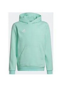 Kapuzensweatshirt Adidas PERFORMANCE "ENT22 HOODY Y" Gr. 116, grün (clear mint) Kinder Sweatshirts