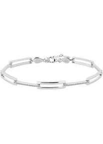 Armband ADELIA ́S "Damen aus 925 Silber mit Zirkonia 18+3 cm" Armbänder Gr. 18 + 3, Silber 925 (Sterlingsilber), silberfarben (silber) Damen