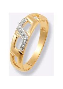 Fingerring Lady Fingerringe Gr. 19, Metall-Metall, goldfarben (gelbgold 375) Damen