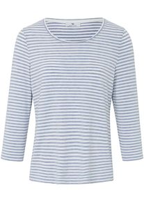 Peter Hahn - Rundhals-Shirt mit 3/4-Arm, blau, Gr. 48 / XL