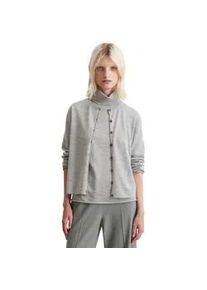 Marc O'Polo Cardigan MARC O'POLO "aus feiner Merinowolle" Gr. S, grau Damen Strickjacken