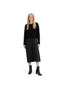 Druckkleid Vera Mont "Vera Mont Casual-Kleid zweiteilig" Gr. 38, Normalgrößen, schwarz Damen Kleider Materialmix