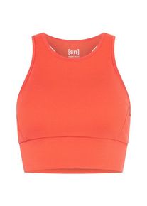 super.natural Liquid Flow Top Sport-BH Damen Running (Gr L |rot)