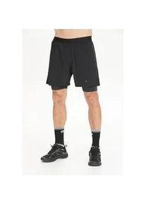 Shorts Virtus "Dylan" Gr. XXXL, US-Größen, schwarz (schwarz-schwarz) Herren Hosen aus atmungsaktivem 4-Wege-Stretch