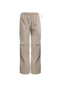 Cargohose DEF "DEF Damen Wide Cargopants" Gr. L, US-Größen, beige (sand) Damen Hosen