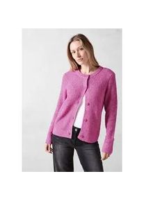 Cardigan Cecil Gr. XXL (46), pink (jewel pink) Damen Strickjacken mit dekorativer Knopfleiste