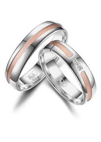 Verlobungsring MARRYA "Silber Ringe Trauringe Eheringe Partnerringe" Fingerringe Gr. 64, Silber 925 (Sterlingsilber), rosegold (damen ring, silber, rosé) Damen