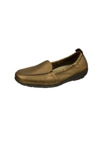 Natural Feet Damen Slipper "Aurelia", Gr. 40, gold, Leder, casual, Schuhe, in tollem Design