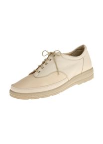 Natural Feet Damen Schnürschuh "Paris", Gr. 36, beige, Leder, klassisch, Schuhe, mit komfortabler J-Weite