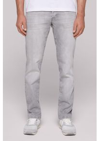 CAMP DAVID Herren Slim-fit-Jeans, grau, casual, Gr. 33, Abriebeffekte, Material: 98% Baumwolle, 2% Elasthan, Zusatz: Enthält nichttextile Teile