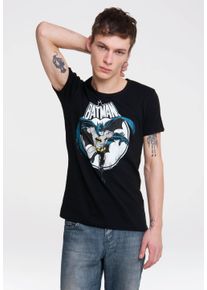logoshirt Herren T-Shirt "Batman", schwarz, casual, Gr. XL, bedruckt, 100% Baumwolle, Shirts, mit Vintage-Print