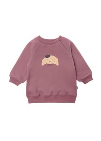 Liliput Herren Sweatshirt "Croissant", rosa, Gr. 98, bedruckt, 80% Baumwolle, 20% Polyester, Sweatshirts, mit Rundhalsausschnitt