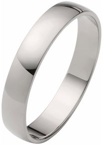 Firetti Trauring "Schmuck Geschenk Gold 375 Hochzeit Ehering "LIEBE" Sterne", 17,5, ohne Brillanten, Weißgold 375, 4mm, weiß, Weißgold 375,