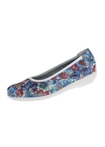 Natural Feet Damen Ballerina "Carola", Gr. 41, bunt, Leder, feminin, Schuhe, mit Blumenmuster