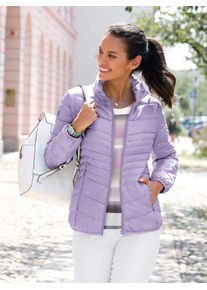Casual Looks Damen Steppjacke, lila, Gr. 40, unifarben, 100% Polyester, Jacken