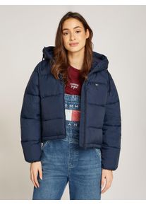 Damen Steppjacke "JW ASPEN PUFFER EXT", blau, casual, Gr. 5XL, Tommy Jeans CURVE, unifarben, Web, Obermaterial: 100% Polyamid. Futter: 100%