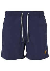 Urban Classics Herren Badeshorts "Urban Classics Herren Block Swim Shorts", blau, Gr. M, 100% Polyamid, Badehosen