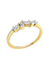 Celesta Damen Fingerring "375/- Gelbgold Zirkonia", 054 (17,2), Gold, gelb, Gold, Fingerringe