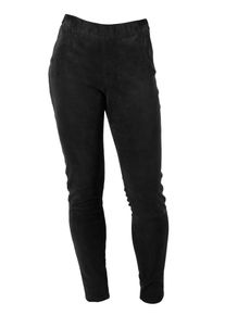 Maze Damen Lederhose "4202171", schwarz, Gr. XL, Obermaterial: 100% Ziegenleder / Innenmaterial: 96% Baumwolle, 4% Elasthan, Hosen