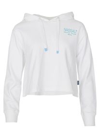NASSAU BEACH Damen Kapuzenpullover "NB231038", weiß, Gr. XXL, 100% Baumwolle, Pullover