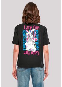 F4NT4STIC Damen T-Shirt "Alice im Wunderland", schwarz, casual, Gr. S, Obermaterial: 100% Baumwolle, Shirts, Nostalgie, Retro Print, Kinderserie