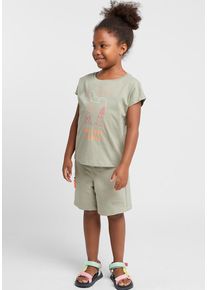 Jack Wolfskin Kinder Shorts "TURBULENCE SHORTS K", grün, Gr. 140, OBERSTOFF: 100% POLYESTER Futter: 100% POLYESTER, Hosen