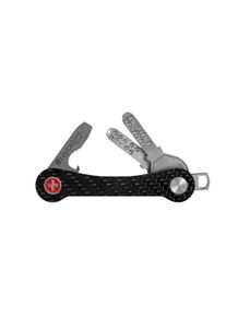 keycabins Kinder Schlüssel-Anhänger "Carbon", schwarz, Basic, Carbon, Schlüsselanhänger, SWISS Made