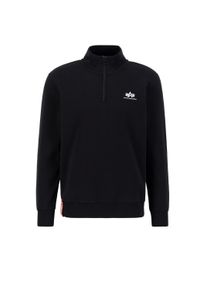 Herren Sweater "Alpha Industries Men - Sweatshirts Half Zip Sweater SL", schwarz, Gr. XL, Alpha Industries, Obermaterial: 80% Baumwolle, 20%
