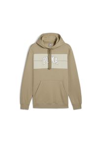 Puma Herren Kapuzensweatshirt "SQUAD HOODIE FL", braun, sportlich, Gr. S, bedruckt, Fleece, Obermaterial: 66% Baumwolle, 34% Polyester, Sweatshirts