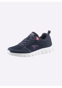 Kangaroos Damen Sneaker, Gr. 37, blau, Textil, sportlich, Schuhe