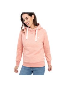 DEPROC Active Damen Kapuzensweatshirt "HildaCMYK II WOMEN", orange, casual, Gr. 46, 50% Baumwolle, 50% Polyester, Sweatshirts, weiche Fleecejacke mit