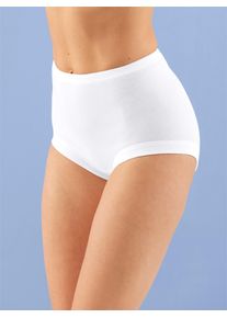 Damen Taillenslip, Gr. 40, weiß, 100% Baumwolle, Unterhosen