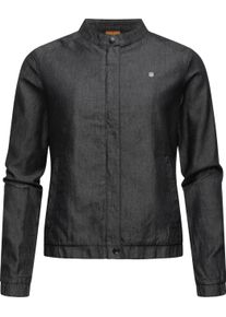 Ragwear Damen Kurzjacke "Malawi Denim", schwarz, casual, Gr. XS, Obermaterial: 60% Baumwolle, 40% Viskose, Innenfutter: 100% Polyester, Jacken,