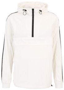 Urban Classics Herren Trainingsjacke "Urban Classics Herren Crinkle Nylon Pull Over Jacket", weiß, klassisch, Gr. L, unifarben, 100% Polyamid, Jacken